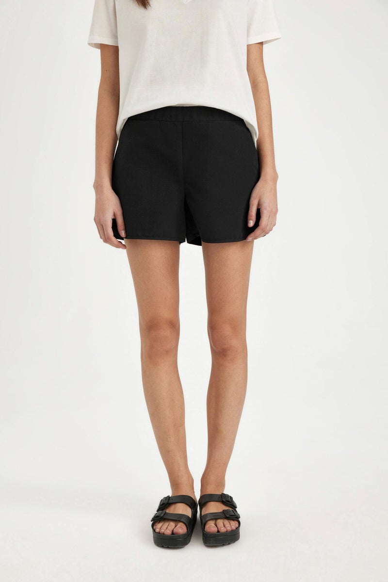 DeFacto Black Woman Regular Fit Swim Shorts Casual - Image 4